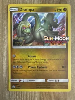 Drampa - SM21 - PreRelease Pokemon Promo Sun & Moon Ultra Rare Card STAFF VLP - Image 1