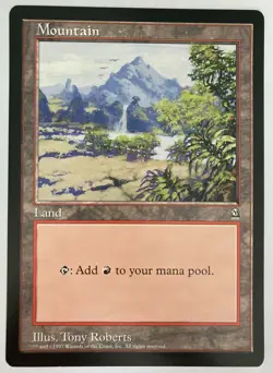 MTG Arena League Oversized 6x9, Mountain - Basic Land, Arena 1997 - Image 1