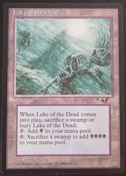 Lake of the Dead Alliances Rare Land VINTAGE MAGIC RESERVED LIST 1996 - Image 1