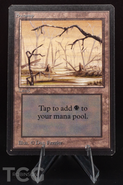Swamp (B) - 1993 Magic the Gathering - Limited Edition Beta Regular - Image 1