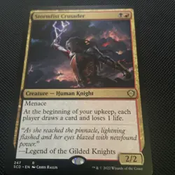 Stormfist Crusader 247 NM Normal R MTG Magic Starter Commander Decks - Image 1