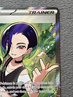 Perrin 209/167 Full Art Trainer Pokemon Card Holo Texture NM Twilight Masquerade - Image 5