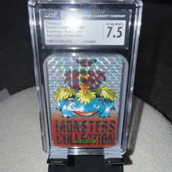 1996 Venusaur #003 Red Prism Carddass Vending Bandai Japanese Pokemon CGC 7.5 - Image 1