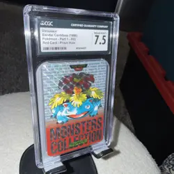 1996 Venusaur #003 Red Prism Carddass Vending Bandai Japanese Pokemon CGC 7.5 - Image 3