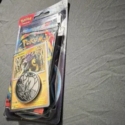 Pokemon TCG Raikou Foil Card Blister Pack Metallic Coin 2 Booster Packs - Image 5