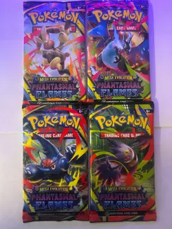 Pokemon TCG Mega Evolution Phantasmal Flames Booster Pack Sealed - Image 1
