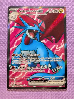 Salamence ex 177/159 Sv09: Journey Together Holo Pokemon TCG (NM) - Image 1