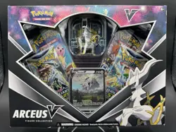 Pokemon Arceus V Figure Collection Box w/Arceus Promo and Cosmic Eclipse Pack 820650850165 - Image 1