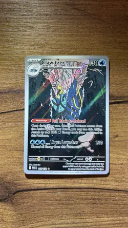 Pokemon Clawitzer - 141/132 - ME01: Mega Evolution (MEG) Illustration Rare - Image 1