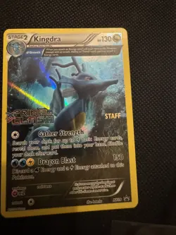 Pokemon Kingdra STAFF-Prerelease Primal Clash - NM - Image 1