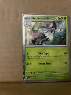 Pokemon TCG Meowscarada Scarlet & Violet Base Set 015/198 Reverse Holo Promo - Image 5