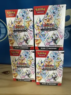 Pokemon TCG: Prismatic Evolutions Booster Bundle - Lot of 4 - Factory Sealed - Image 1