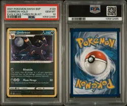 🔥 PSA 10 POKEMON TCG UMBREON SWSH129 Black Star Holo Promo Evolving Skies 2021 - Image 3