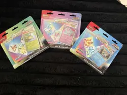 Pokemon TCG Prismatic Evolutions Tech Sticker Collection Set Lot Of 3 Sealed New - Image 1