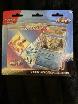 Pokemon TCG Prismatic Evolutions Tech Sticker Collection Set Lot Of 3 Sealed New - Image 4