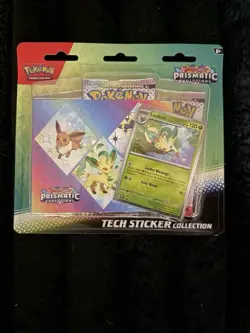 Pokemon TCG Prismatic Evolutions Tech Sticker Collection Set Lot Of 3 Sealed New - Image 5