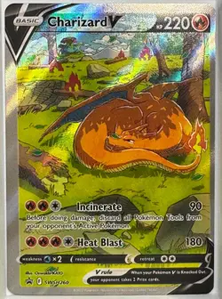 Charizard V SWSH260 Pokemon SWSH Black Star Promo Full Art Near Mint (NM) - Image 1