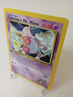 Sabrina's Mr. Mime - 94/132 - Gym Heroes - 1st Edition - Pokemon - NM - Image 2