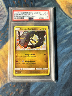 Pokemon TCG - Shining Rayquaza 56/73 Shining Legends PSA 10 - Image 1