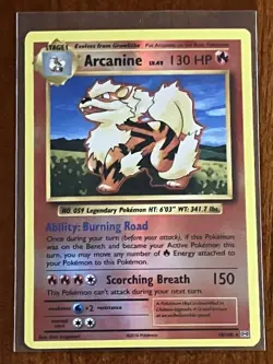 Arcanine 18/108 Rare Reverse Holo XY - Evolutions LP+ Pokemon TCG - Image 1