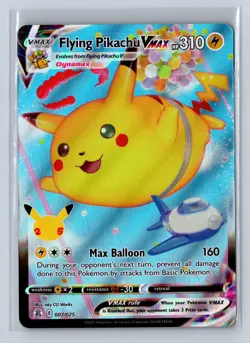 2021 Pokemon Celebrations Flying Pikachu VMAX #007/025 - Image 1