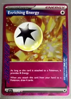 Enriching Energy 191/191 Pokemon TCG Scarlet & Violet Surging Sparks Ace Spec - Image 1