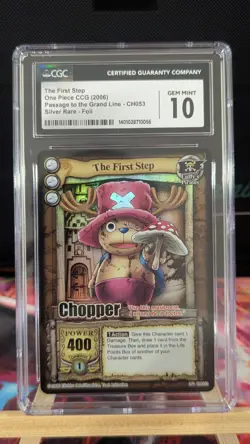 one piece 2006 The First Step Passage Of The Grand Line Ch053 Silver Rare Foil - Image 1