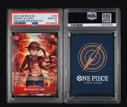 ONE PIECE TREASURE BOOSTERS PROMO ST10-006 MONKEY D. LUFFY PSA 10 ENGLISH - Image 2