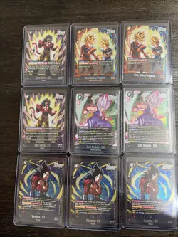 Dragon Ball Fusion World FB09 SR Lot Dual Evolution Super Rare Lot 6 Cards - Image 1