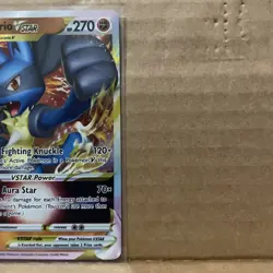 Lucario VSTAR SWSH214 SWSH: Sword & Shield Promo Card Holo - Image 4