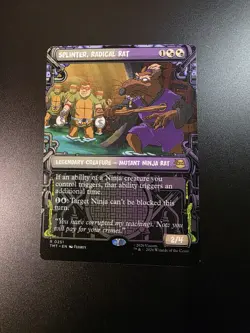 Splinter, Radical Rat - 0251 - R - Non-Foil - Showcase - TMNT - MTG - NM/M - Image 1
