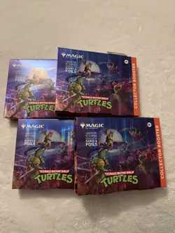 Magic: The Gathering TMNT Collector Booster (4 Boxes) - Image 1