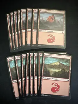 MTG Foundations: 8x Mountain (278) & 8x Mountain (279) - Image 1