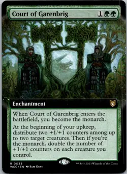 Court of Garenbrig (Extended Art) Commander: Wilds of Eldraine NM Normal - Image 1