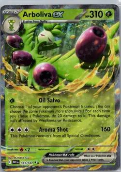ARBOLIVA EX 023/182 DOUBLE RARE DESTINED RIVALS POKEMON NM - Image 1