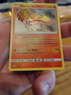 Pokemon TCG Shining Ho-Oh SM70 Holo Shining Legends ETB Promo - Image 5