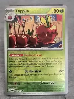 Pokemon TCG * SV Twilight Masquerade * 18/167 Dipplin REVERSE HOLO Uncommon * NM - Image 1