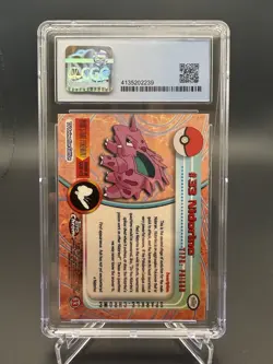 2000 Topps Chrome Pokemon T.V. Nidorino #33 Cgc 8.5 Sparkle - Image 2