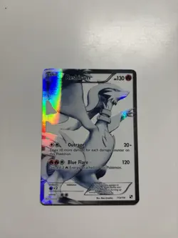Pokemon Reshiram Full Art Black and White Base Set 113/114 - Image 2