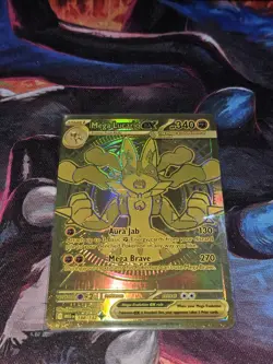2025 Pokemon Mega Evolution Lucario ex #188/132 Hyper Rare PLUS BONUS - Image 4