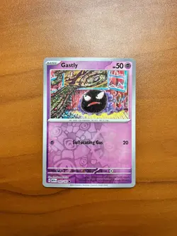 Gastly #092/165 (SV: Scarlet & Violet 151) - Pokemon TCG - Reverse Holo -M/NM - Image 1