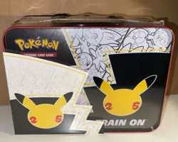 POKEMON TCG CELEBRATIONS 25TH ANNIVERSARY COLLECTOR'S TREASURE CHEST LUNCH BOX - Image 5