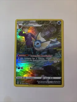 Pokemon Vaporeon TCG TG02/TG30 Brilliant Stars Trainer Gallery Ultra Rare Holo - Image 1
