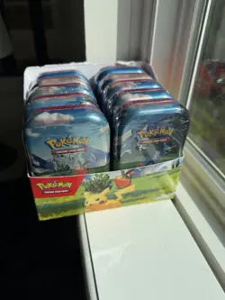 Pokemon TCG Ascended Heroes Mini Tin Display Lot Of 10 Brand New In Hand - Image 1