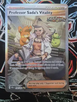 Pokemon TCG Professor Sada's Vitality 256/182 SIR SV: Paradox Rift NM/M - Image 1