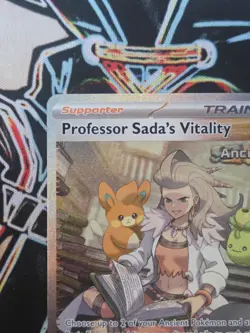 Pokemon TCG Professor Sada's Vitality 256/182 SIR SV: Paradox Rift NM/M - Image 3