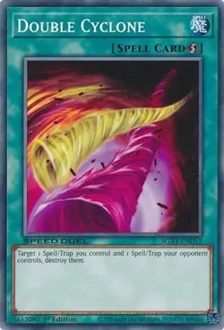 DOUBLE CYCLONE COMMON SGX1-END15 NEAR MINT YUGIOH - Image 1