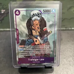 One Piece Card Game TCG - Trafalgar Law (ST10-010) Treasure Rare Card - MINT CCG - Image 1