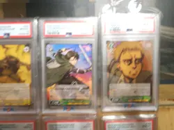Psa 10 Weiss Schwarz Attack On Titan Final Season Full Set Of 10 RR Foils - Image 2