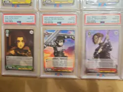 Psa 10 Weiss Schwarz Attack On Titan Final Season Full Set Of 10 RR Foils - Image 3